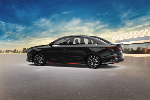 Rear Cross View of Proton S70