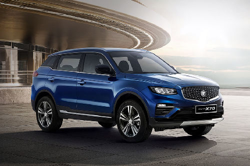 Proton X70 Front Cross Side View