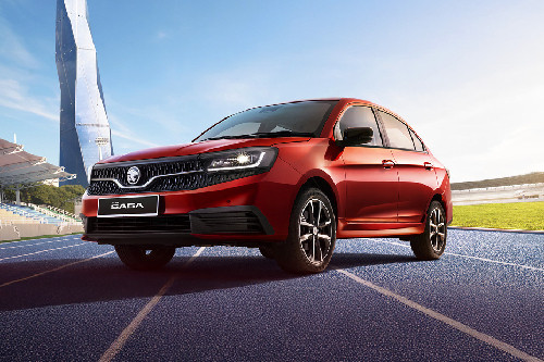 Saga Front angle low view