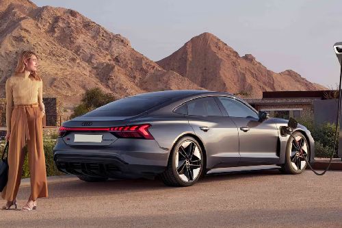 RS E-Tron GT Rear angle view