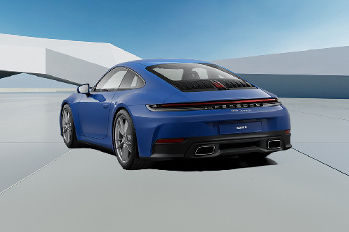 Rear Medium View of Porsche 911