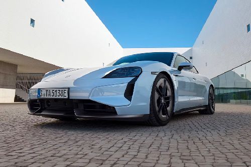 Porsche Taycan Front Side View