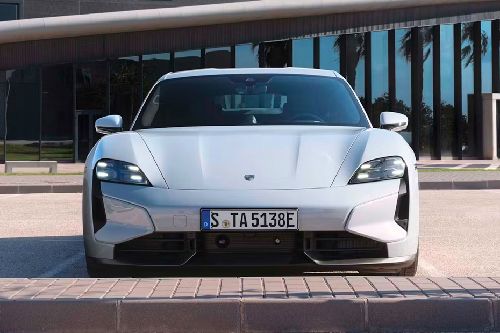 Full Front View of Taycan