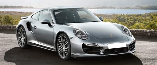 Porsche 911 Turbo Front Medium View