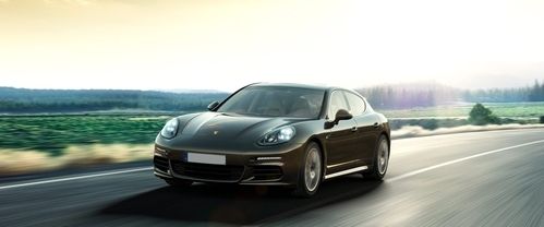Porsche Panamera S Front Side View