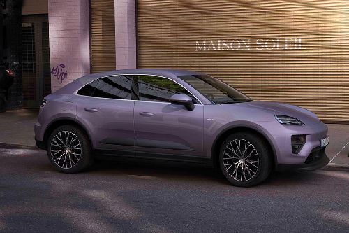 Porsche Macan Electric Front Cross Side View