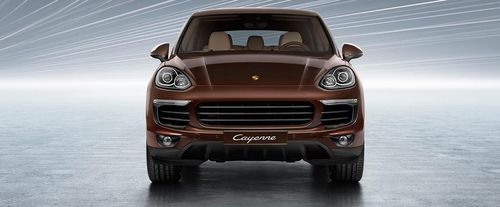 Full Front View of Cayenne Diesel