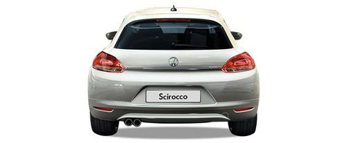 Full Rear View of Volkswagen Scirocco