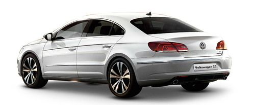 Rear Cross Side View of Volkswagen CC