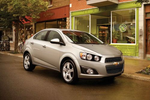 Chevrolet Sonic Sedan Front Cross Side View