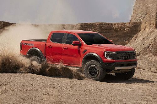Ford Ranger Raptor Front Cross Side View