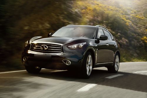 Infiniti QX70 Front Side View