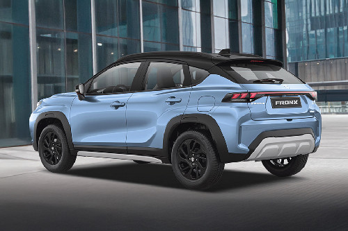 Rear Cross Side View of Suzuki Fronx