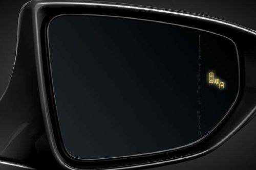 Lexus LC Drivers Side Mirror Rear Angle