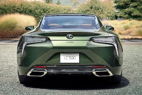 Full Rear View of Lexus LC