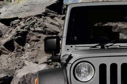 Jeep Wrangler Drivers Side Mirror Front Angle