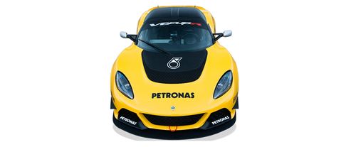 Full Front View of Exige V6 Cup