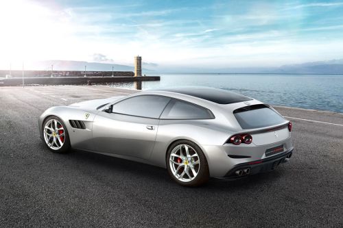 GTC 4Lusso T Rear Low Angle View