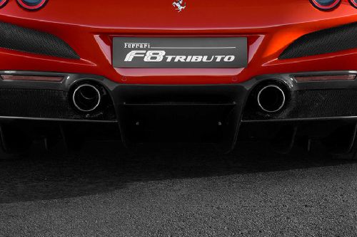 Exhaust Pipe of Ferrari F8 Tributo