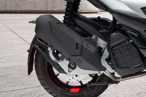 Aprilia SR GT 200 Exhaust View