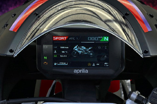 Aprilia RS 457 Console View