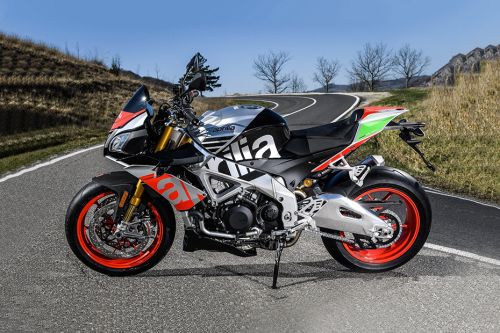Aprilia Tuono V4 Left Side View Full Image