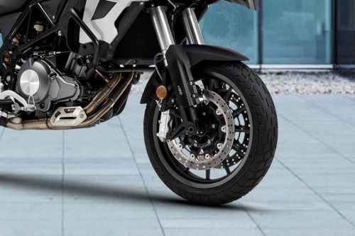 Benelli TRK 502 Front Tyre View