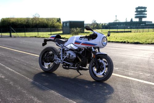 BMW R Nine T Racer Slant Rear View Full Image