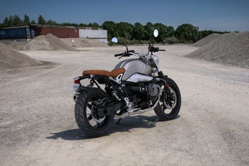 BMW R Nine T Scrambler Back Side View