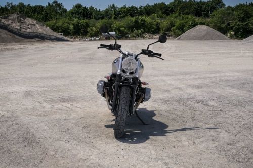 BMW R Nine T Scrambler Front View Full Image