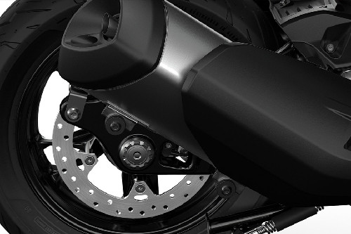 BMW C 400 X Exhaust View