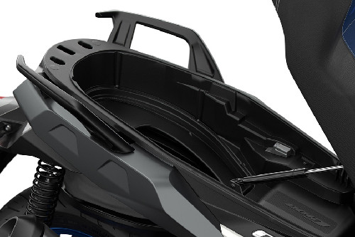 BMW C 400 X Seat Storage Side View