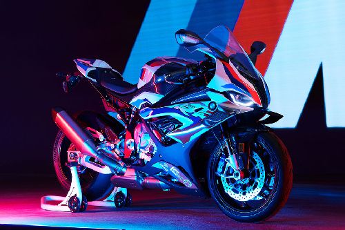 BMW M 1000 RR Slant Rear View Full Image