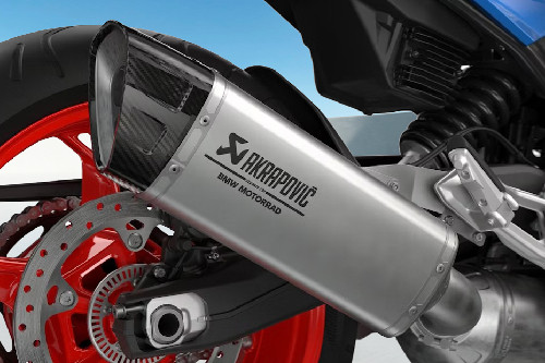 BMW F 900 XR Exhaust View
