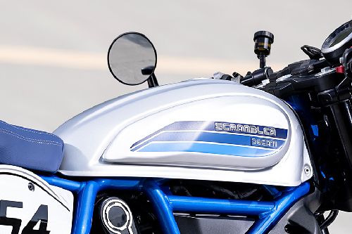 Ducati Scrambler Cafe Racer Fuel Tank View
