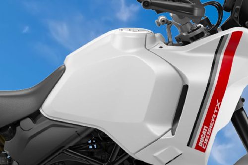 Ducati Desert X Fuel Tank View