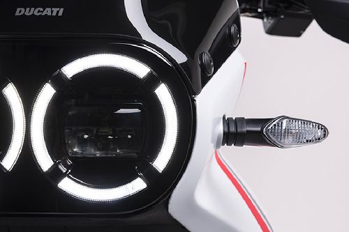 Ducati Desert X Head Light View