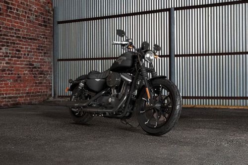 Harley-Davidson Iron 883 Slant Rear View Full Image