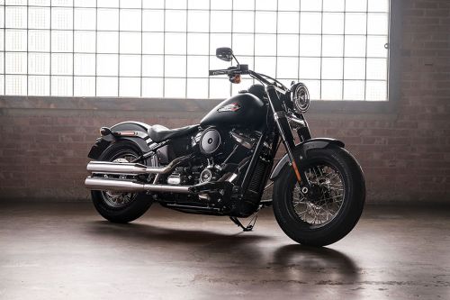 Harley-Davidson Softtail Slim Slant Rear View Full Image