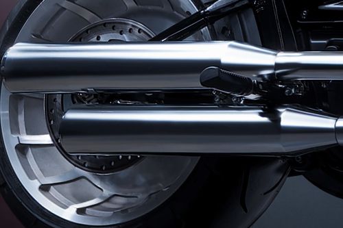 Harley-Davidson Fat Boy Exhaust View