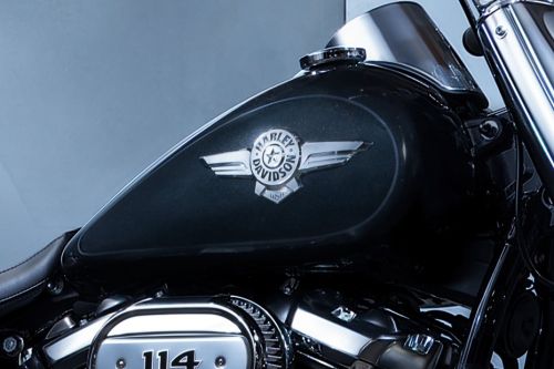 Harley-Davidson Fat Boy Fuel Tank View