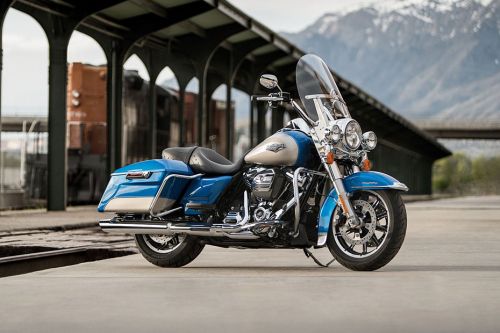 Harley-Davidson Road King Slant Rear View Full Image