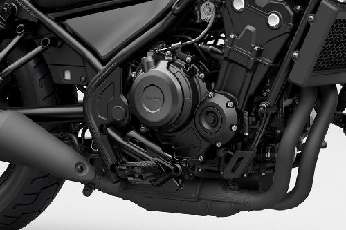 Honda Rebel 500 Engine View