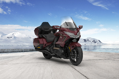 Honda Goldwing Tour Slant Rear View Full Image