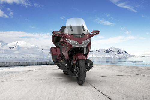 Honda Goldwing Tour Slant Upfront View