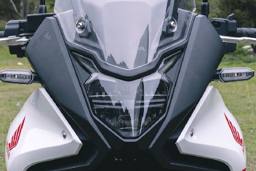 Honda Transalp Head Light View