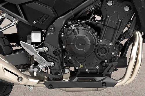 Honda NX500 Engine View