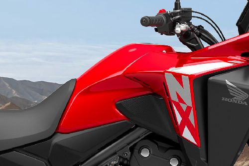 Honda NX500 Fuel Tank View