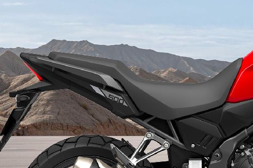 Honda NX500 Rider Seat View