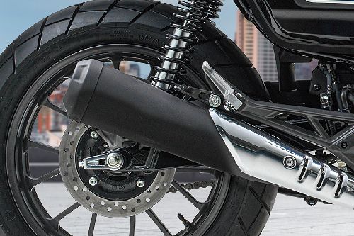 Honda CB350RS Exhaust View